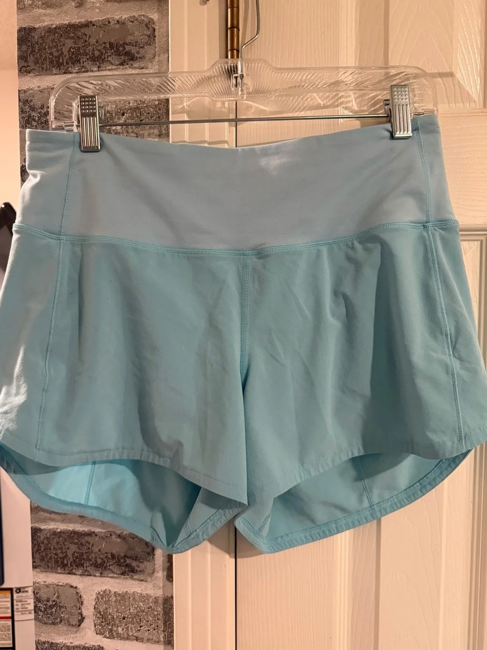 lululemon athletica Light Blue Athletic Shorts